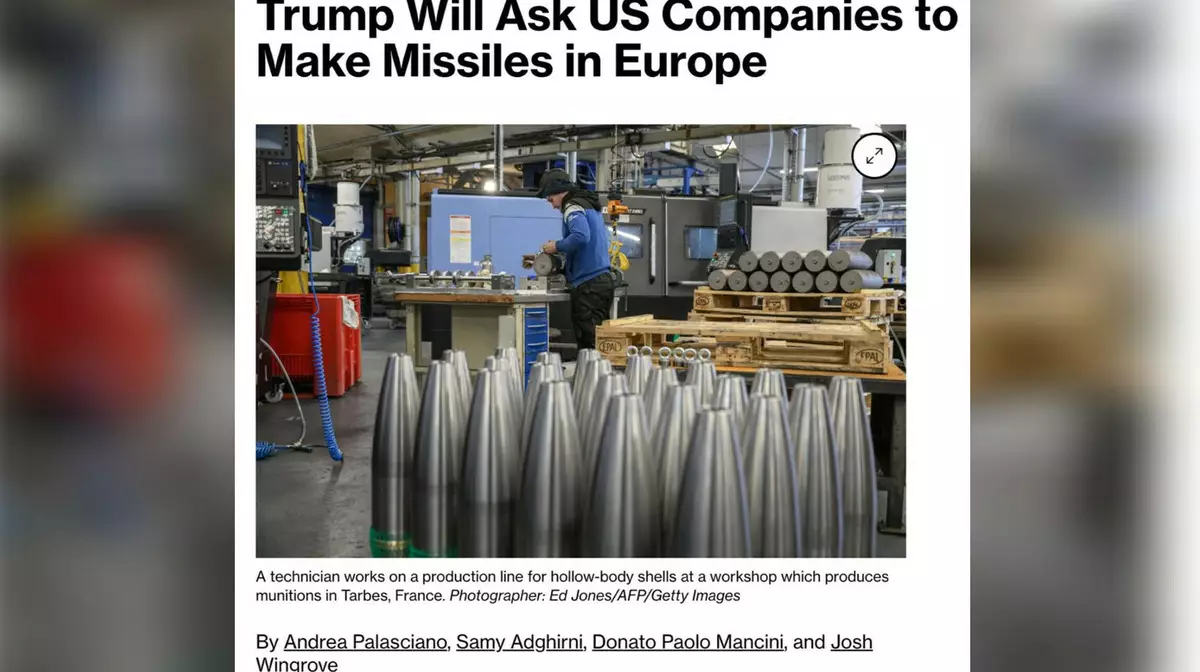 Bloomberg: Трамп готовит лицензии на выпуск американского оружия в Украине и Европе