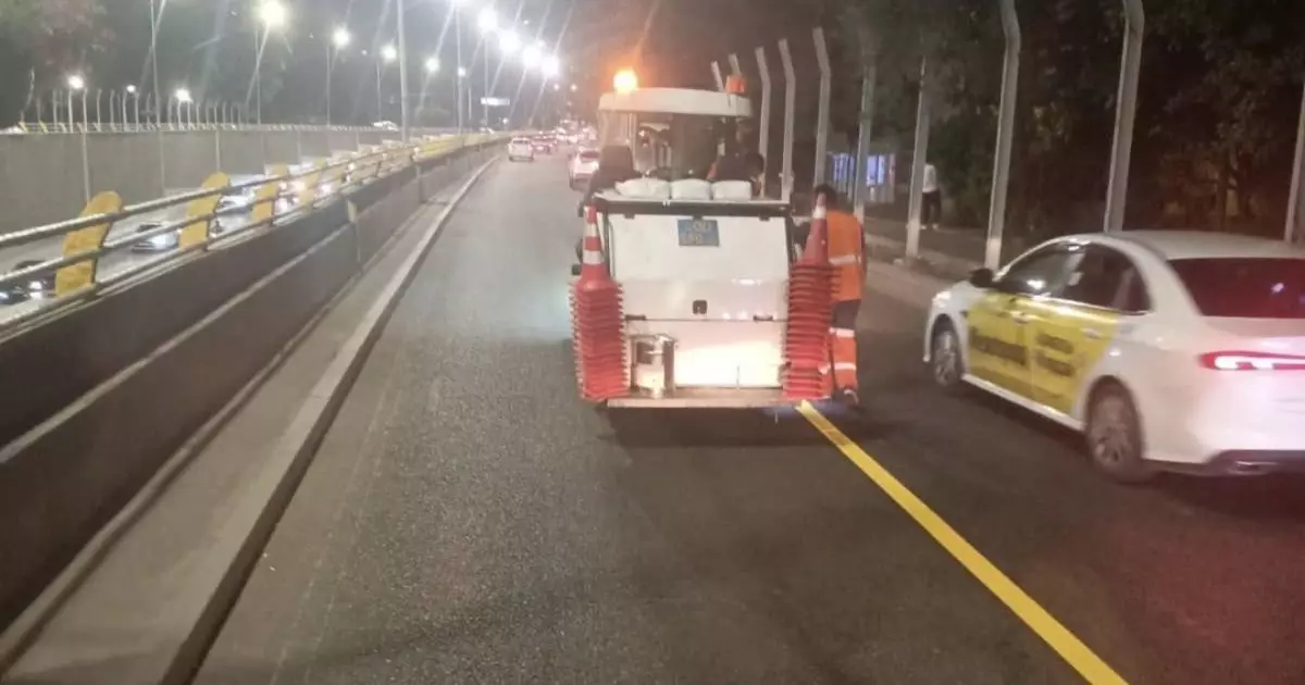  Автобусную полосу внедряют на Саина в Алматы 