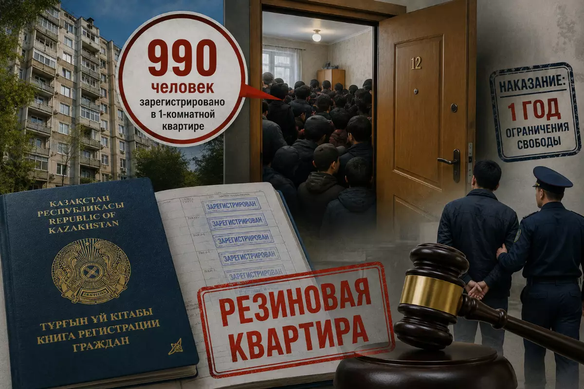 Почти 1000 человек в одной "однушке": в Алматы выявили самую "резиновую" квартиру