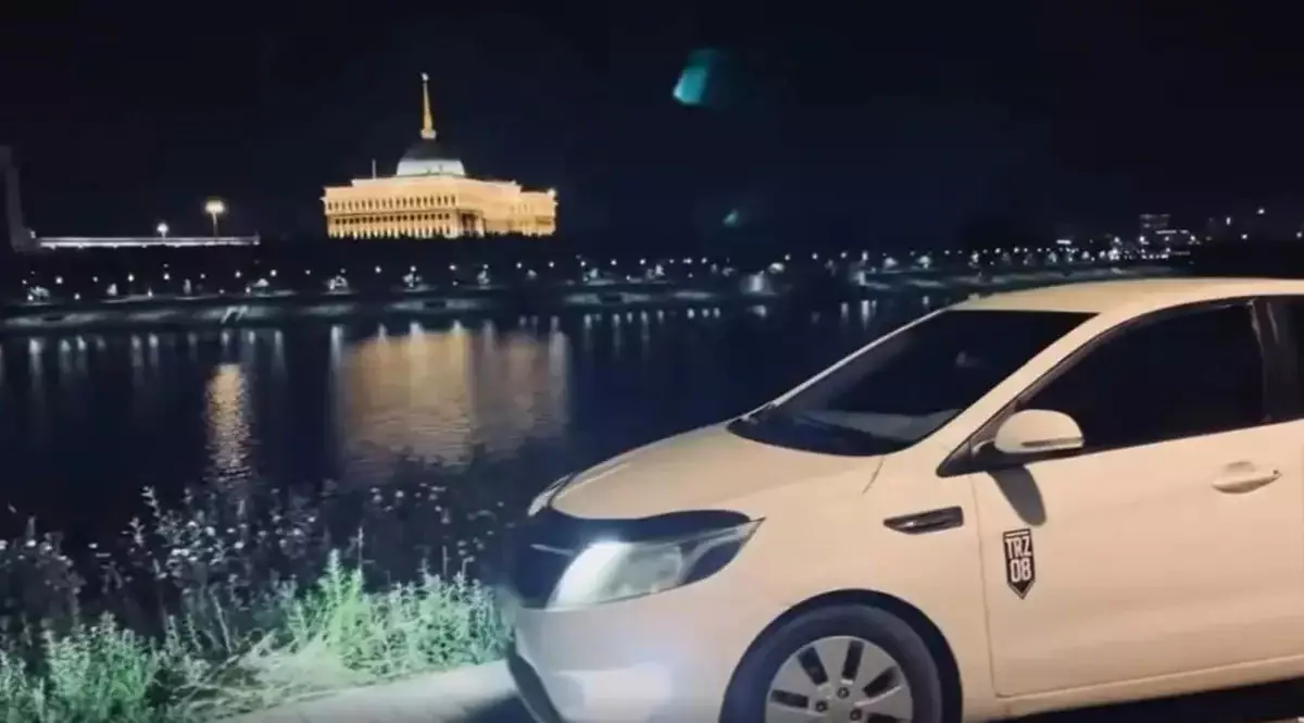 Заезд по набережной у Акорды закончился арестом водителя
