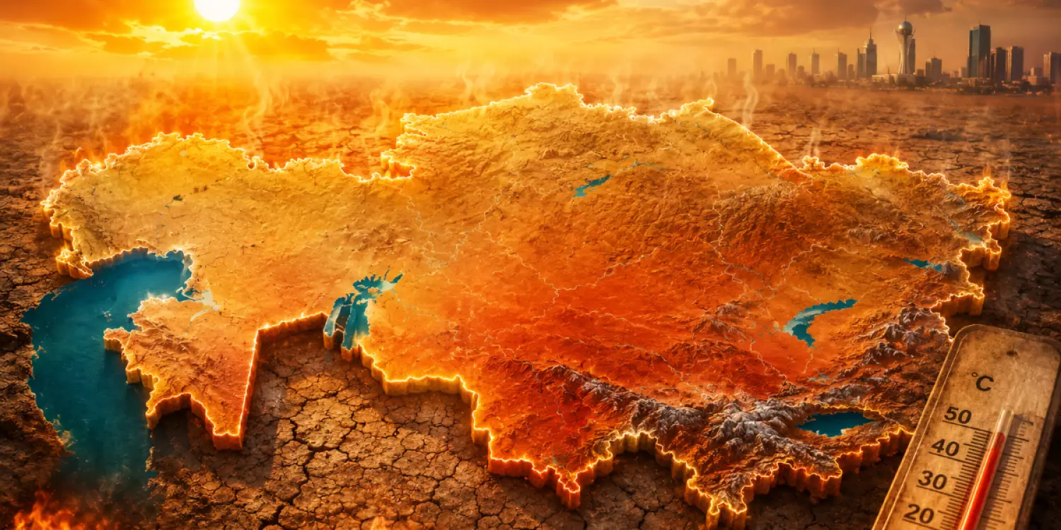 "+50 градус": еліміз бойынша шілдеге арналған ауа райы болжамы жарияланды