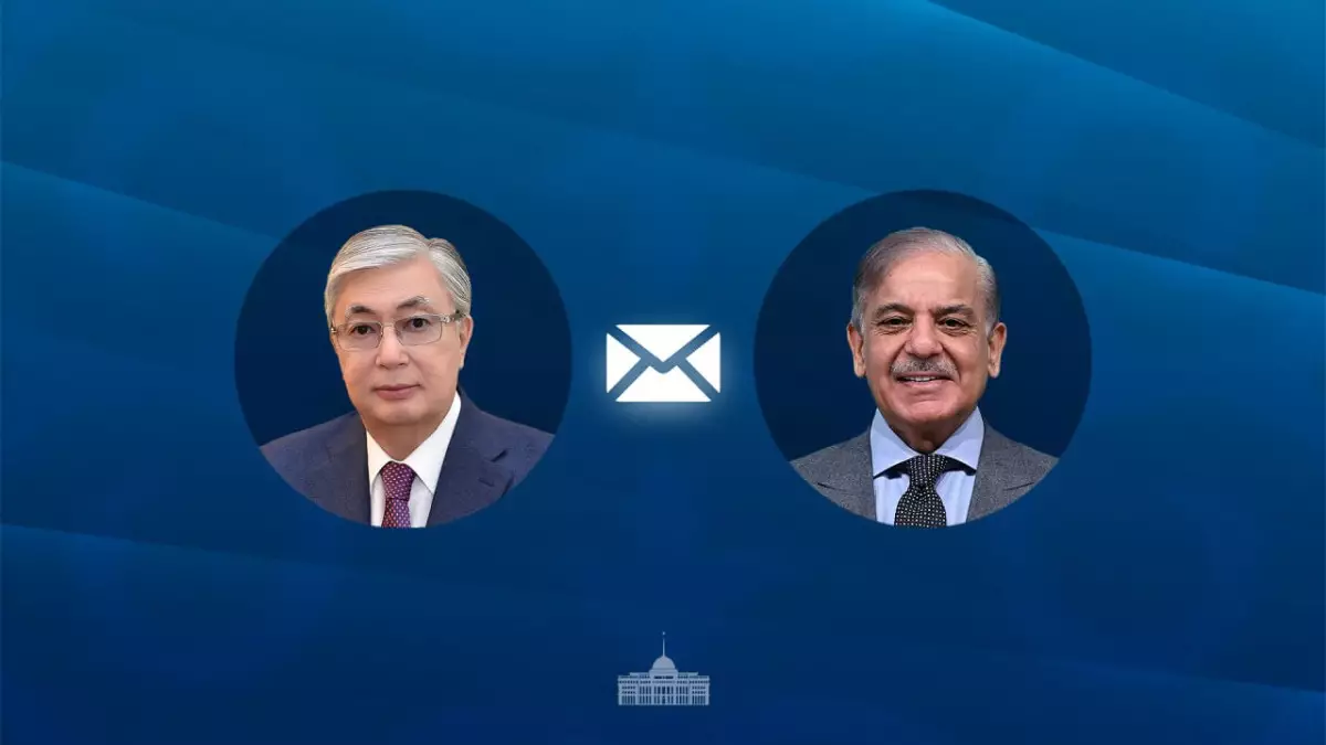 Мемлекет басшысы Пәкістан Премьер-министріне құттықтау жеделхатын жолдады