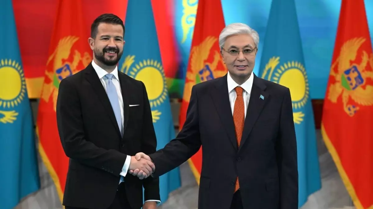  Қазақстанға алғаш рет Черногория президенті ресми сапармен келді 