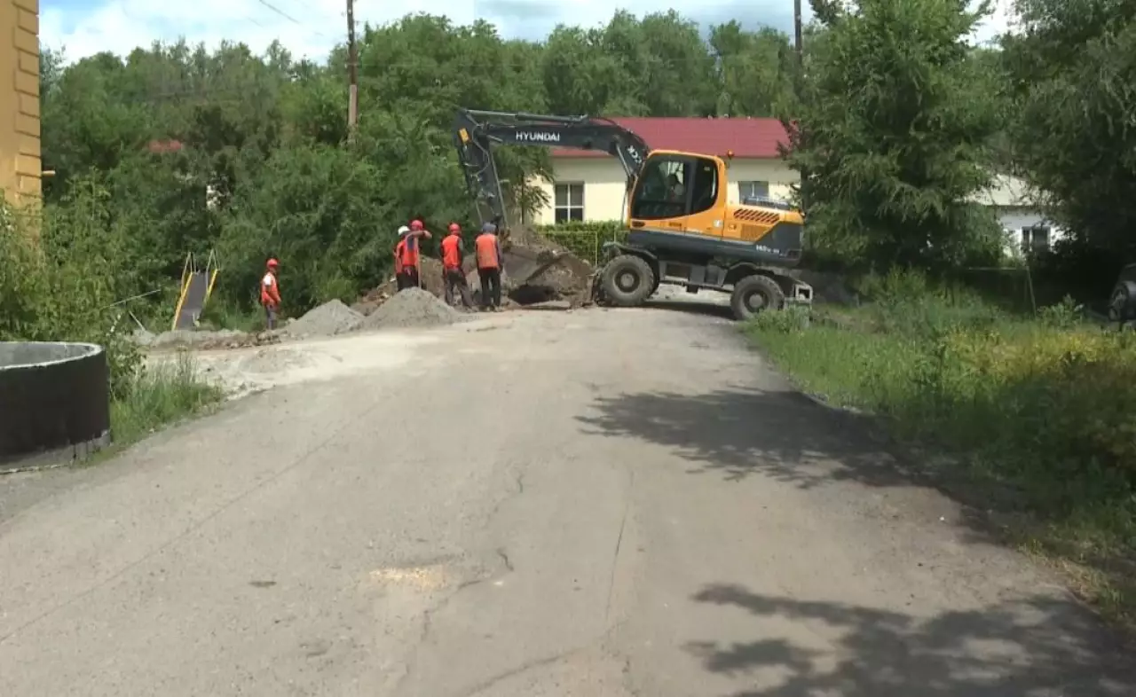 Текелі қаласының кәріз жүйесі жаңғыртылып жатыр