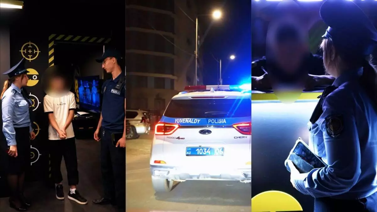 Около 20 подростков доставили в полицию после ночных рейдов в Атырау