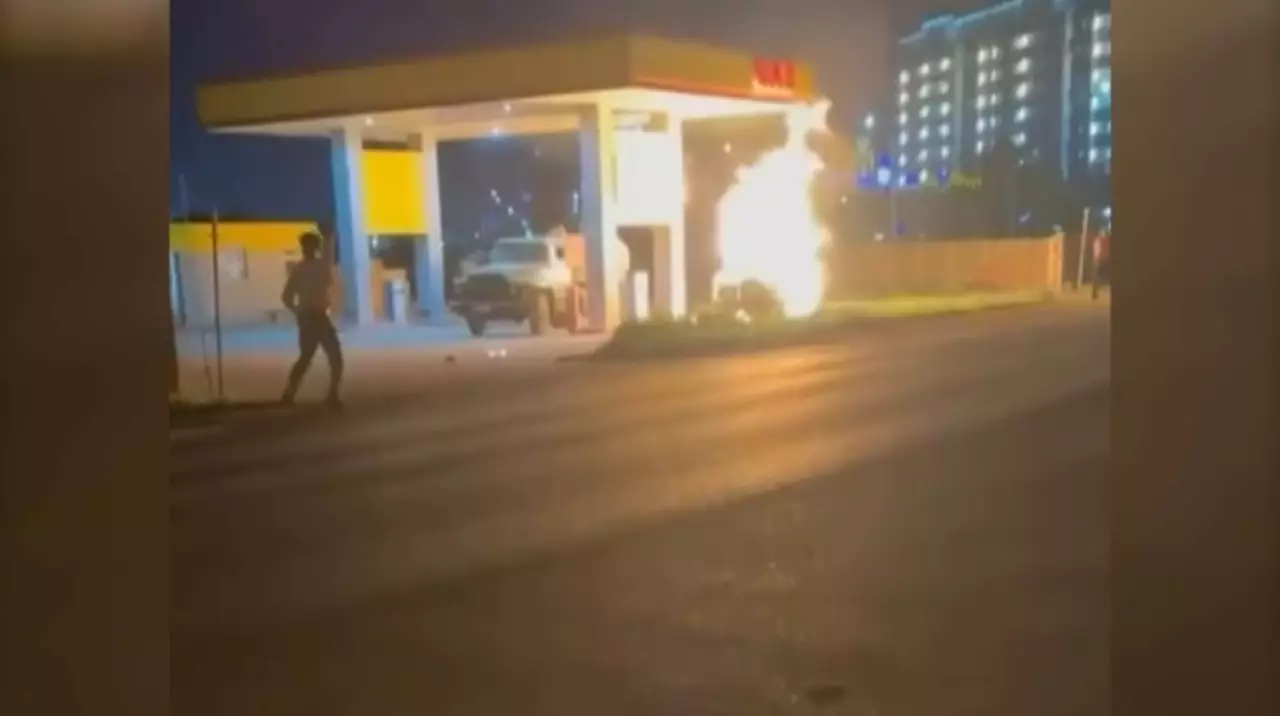 Три человека сгорели в автомобиле в Актобе