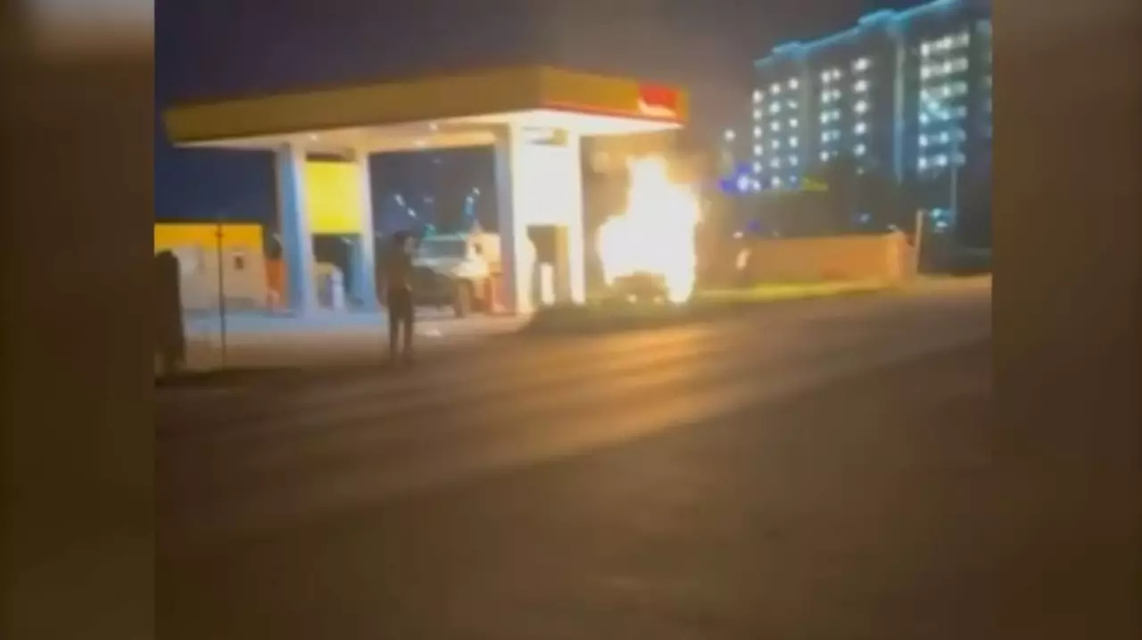 Ақтөбеде көлікте үш адам өртеніп кетті
