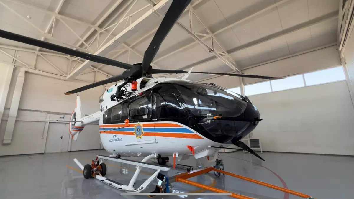 Балқашта жаңа AIR-112 тікұшағы тәулік бойы кезекшілікке кірісті