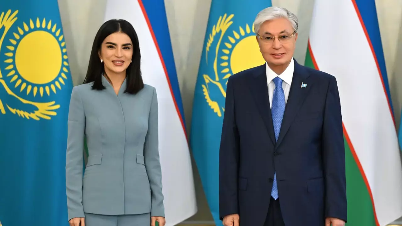 Қасым-Жомарт Тоқаев Өзбекстан Президенті Әкімшілігінің Басшысы Саида Мирзиёеваны қабылдады