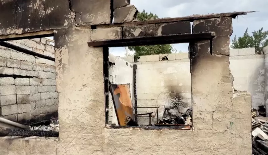 Шымкентте үй өртеніп, сегіз баланың анасы ажал құшты   
