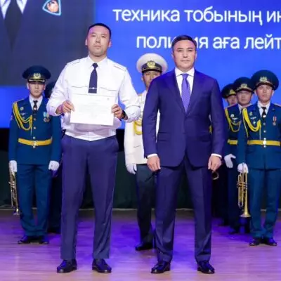 В Шымкенте торжественно отметили День казахстанской полиции
