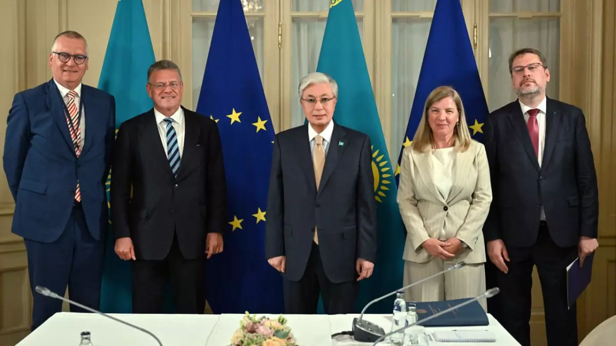 Президент ЕО және Еуропалық инвестициялық банктің ресми тұлғаларымен кездесті