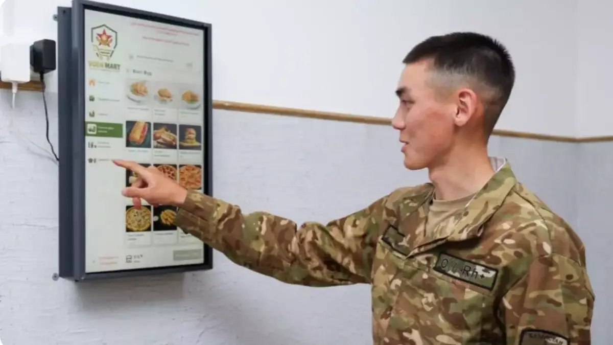 Әскердегі сарбаздар енді азық-түлікке онлайн тапсырыс бере алады