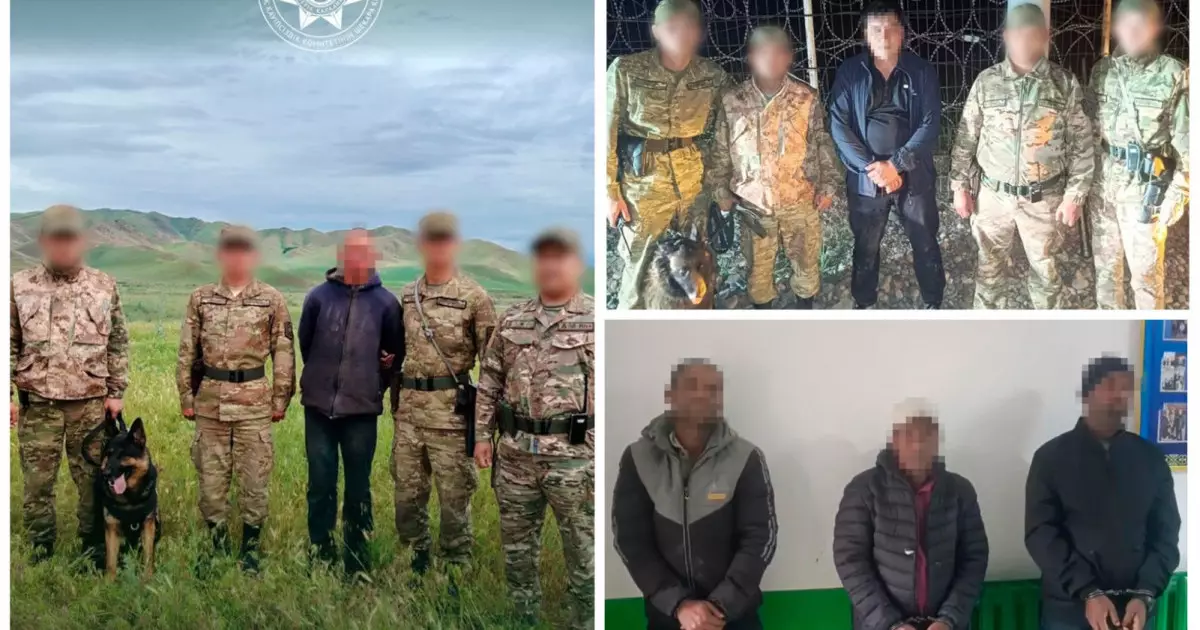  Шекараны кесіп өтпек болған 15 шетел азаматы ұсталды 