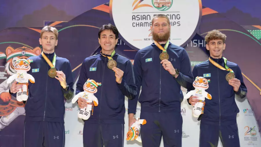 Семсерлесуден Азия чемпионаты: Қазақстан Олимпиада чемпиондарын жеңіп, алтын алды