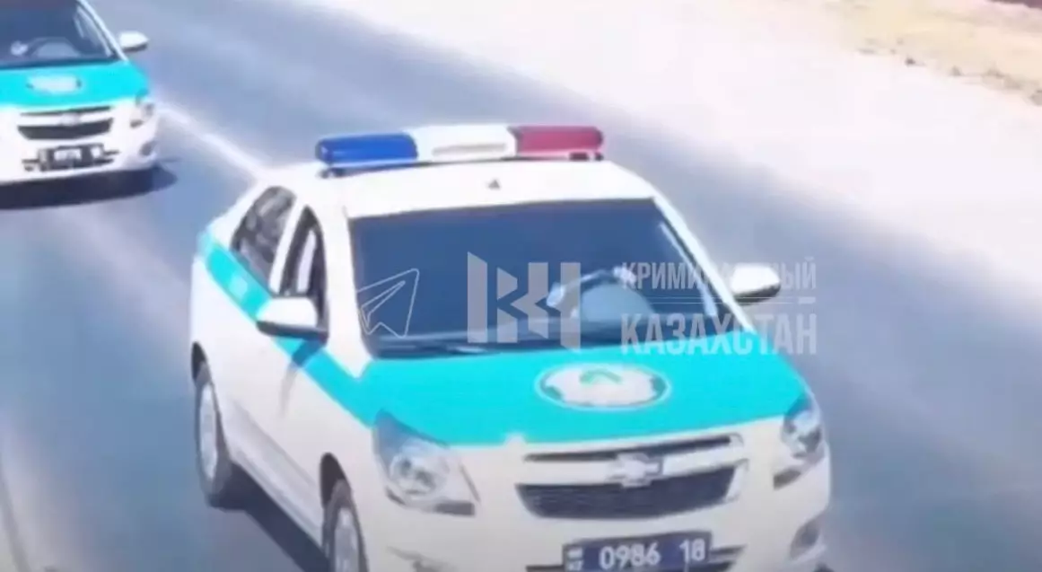  Абай облысында патрульдік көліктердің әрекеті жол апатына себеп бола жаздады 