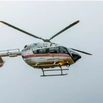 Вертолёт Ми-8 АМТ совершил жёсткую посадку во время спасательной операции