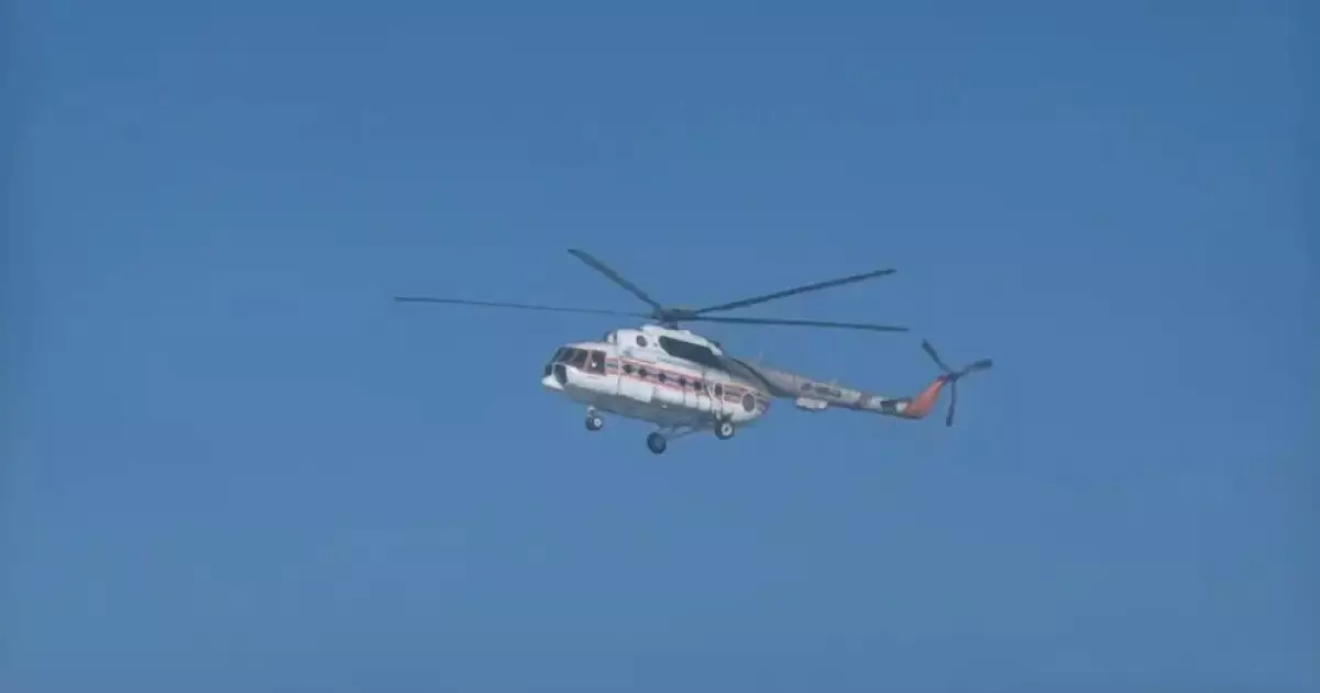  Павлодар облысында бортында 13 адам бар тікұшақ апатты жағдайда қонды 