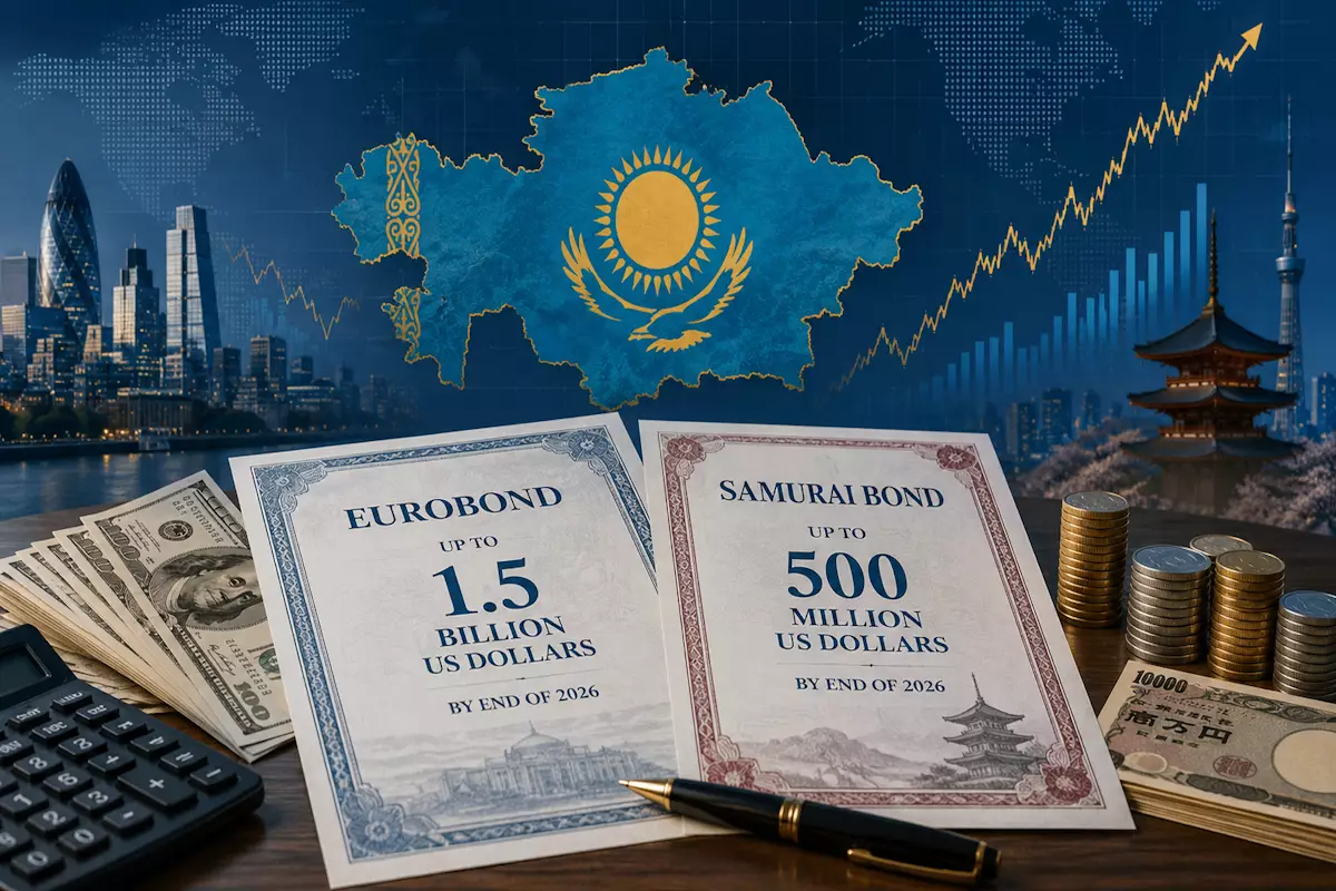 Казахстан планирует занять до 2 млрд долларов в Лондоне и Японии 