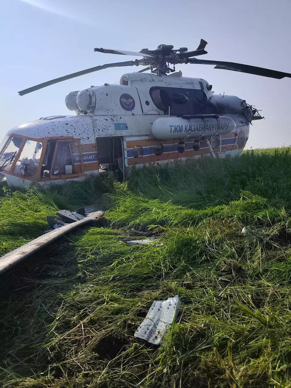 Павлодар облысында Ми-8 АМТ тікұшағы шұғыл қонуға мәжбүр болды