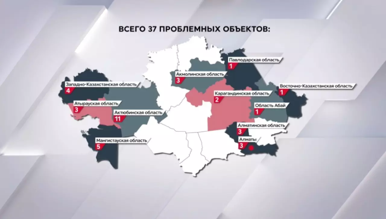 Сколько в Казахстане проблемных объектов с долевым участием