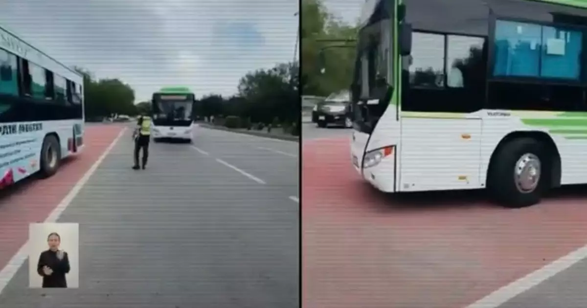  Қазақстанда 61 автобус айып тұрағына қойылды 