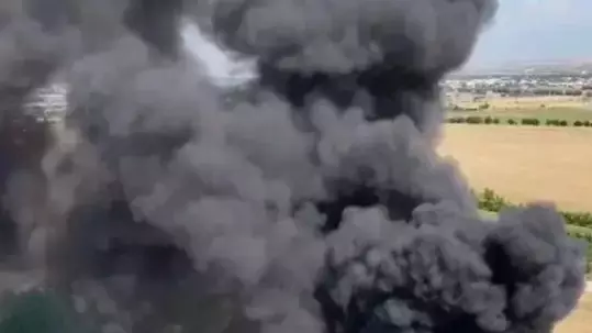  Шымкентте жеке қойма өртеніп, екі адам зардап шекті 