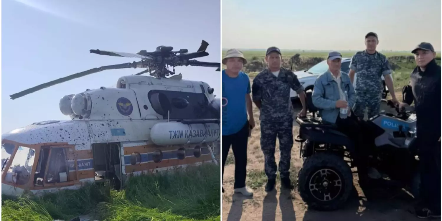 Павлодарда өзін іздеген тікұшақ апатқа ұшырап, екі тәулік қамыста жатқан балықшы оқиғаны айтып берді