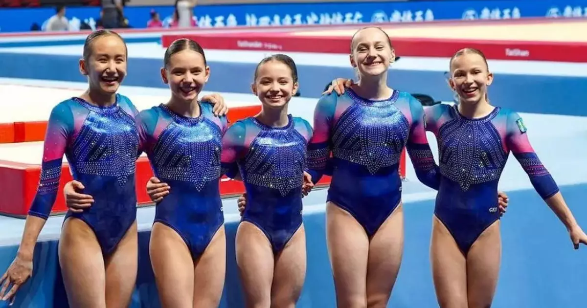  Қазақстандық гимнаст қыздар 28 жылдан кейін Азия чемпионатында тарихи нәтижеге қол жеткізді 