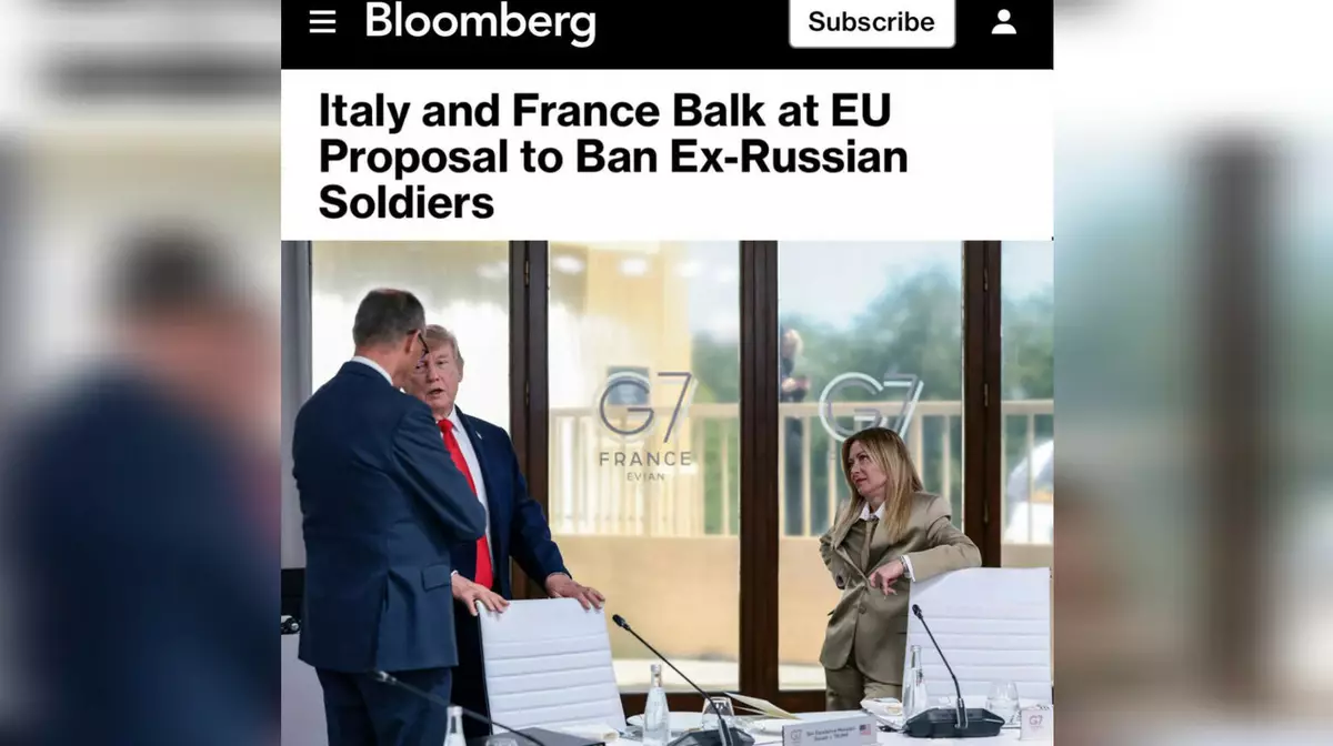 Италия и Франция выступили против запрета на въезд в ЕС для российских военных