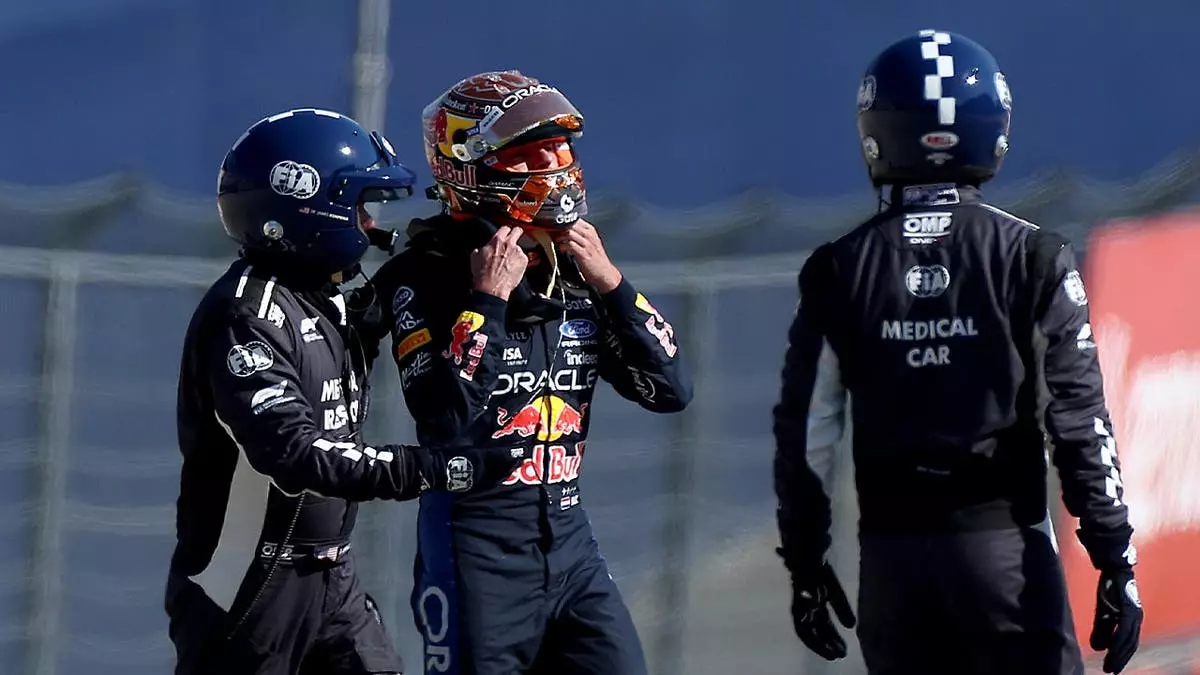 Пилот Red Bull Макс Ферстаппен попал в серьёзную аварию во время скандальной квалификации Гран-при Австрии.