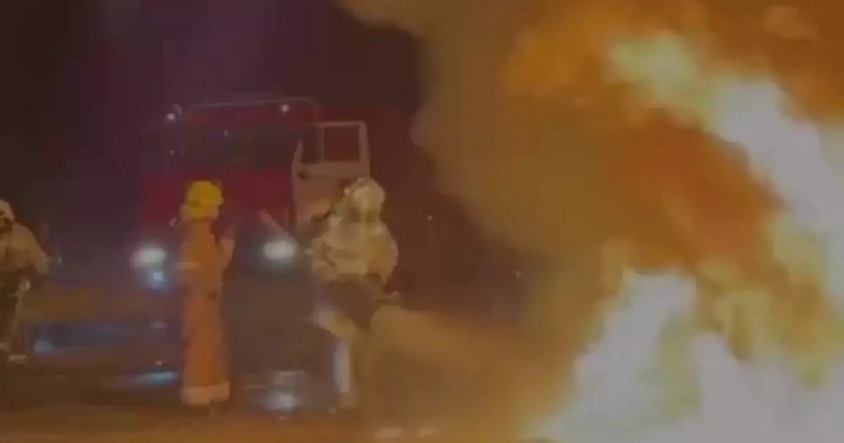 Жамбыл облысында жүк көлігі өртеніп кетті 