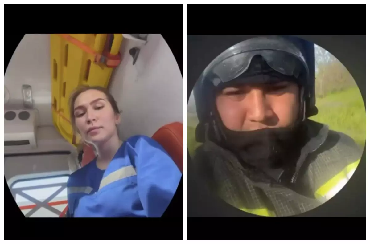 Желіде көпті сүйсіндірген өрт сөндіруші мен фельдшер жұп өмірі туралы айтып берді