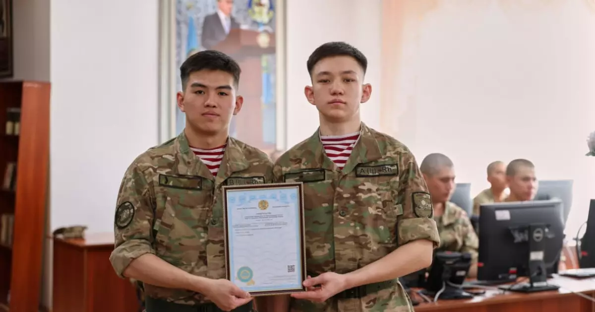  Ұлттық ұланда сарбаздарға психологиялық көмек көрсететін Е-Nazar цифрлық жүйесі енгізілді 
