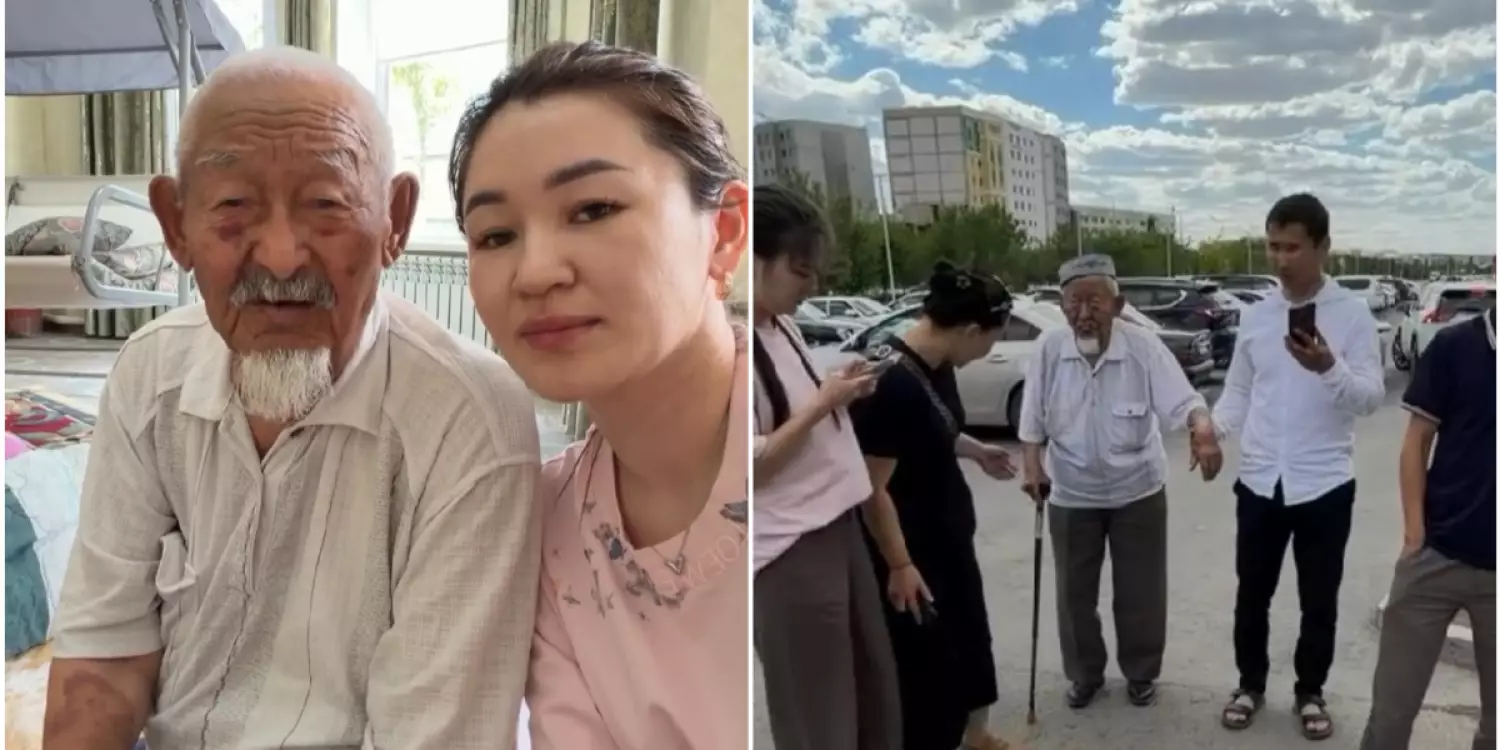 "Мендей қорлық көрмендер": Өз ұлынан азап көрген қарияны немересі қамқорлығына алды
