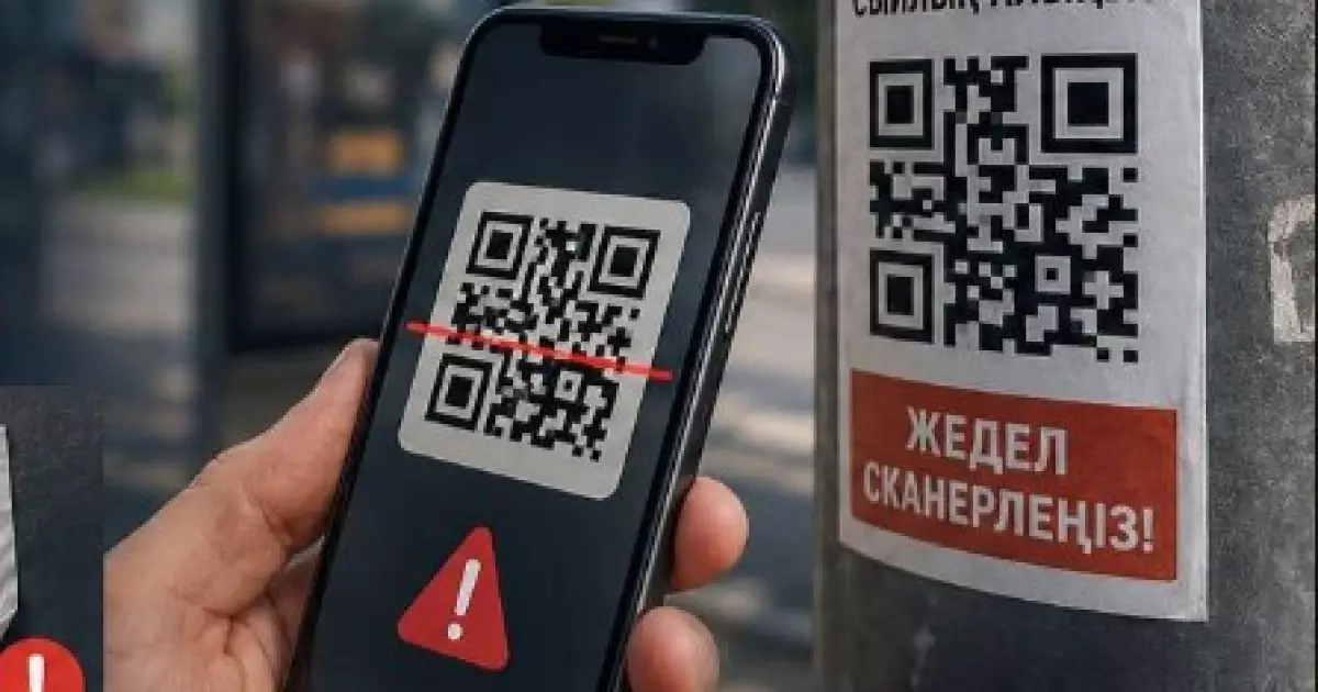   Көшедегі күмәнді QR-кодтардан сақ болыңыздар: полиция ескерту жасады   