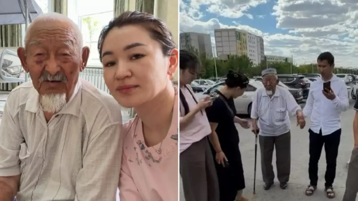  `Мендей қорлық көрмеңдер`: Ұлынан зәбір көрген қарияны немересі қамқорлығына алды 