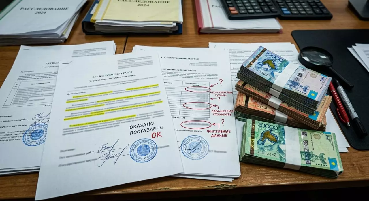 13,3 млн тенге похитили через фиктивные госзакупки в Туркестанской области