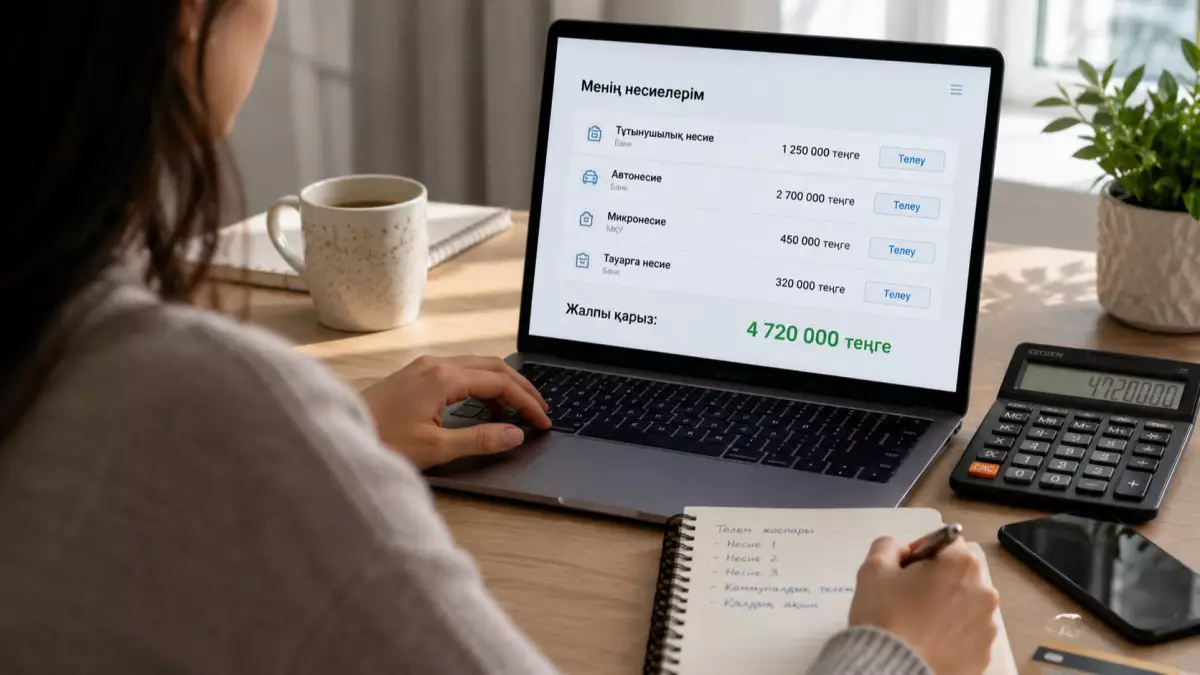  Бірнеше несиесі барларға жақсы жаңалық: Қазақстанда жаңа платформа іске қосылды 