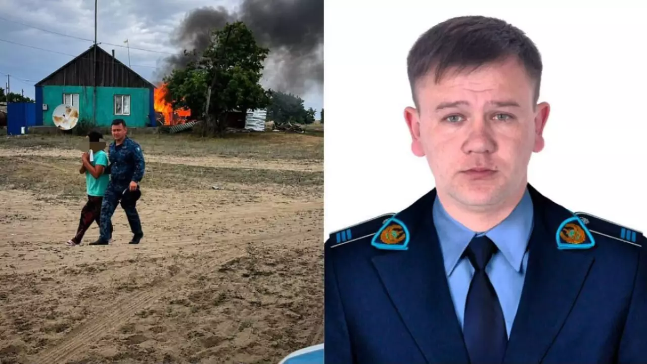 Дважды вошел в горящий дом: полицейский спас женщину, документы и домашний скот