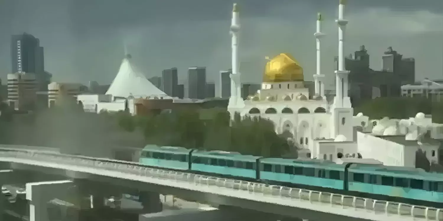 ​Астанада LRT желісінен өрт шықты 