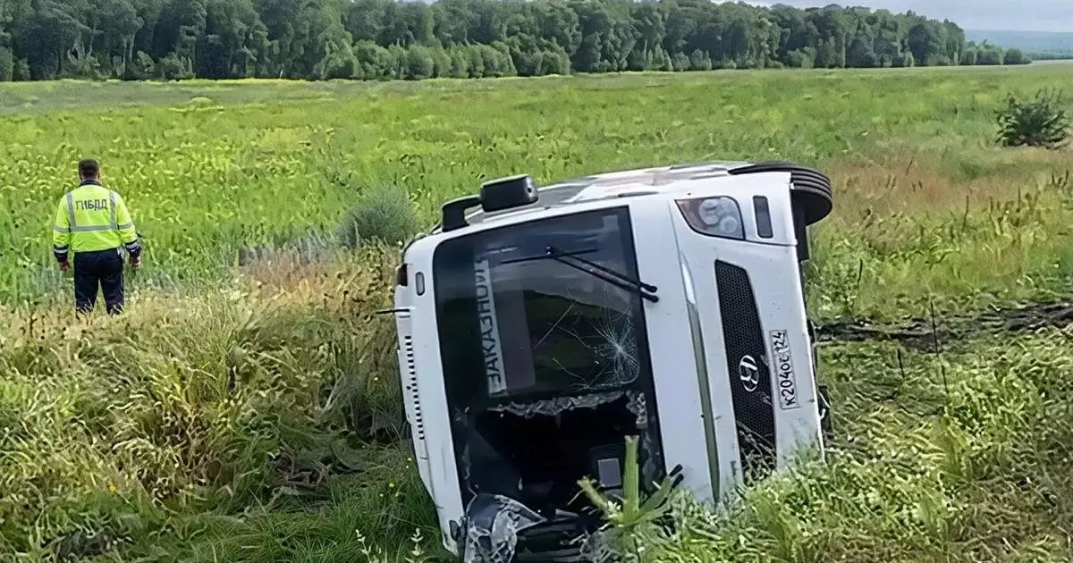 Рөлде ұйықтап кеткен әйелдің кесірінен 27 бала мінген автобус аударылды 