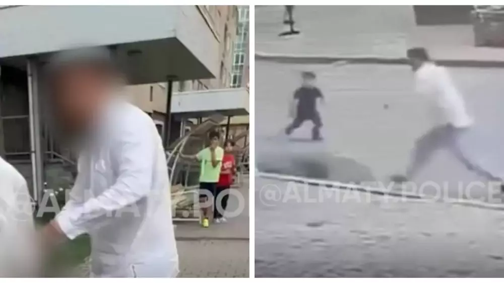 Мужчина нанес телесные повреждения ребенку на детской площадке в Алматы
