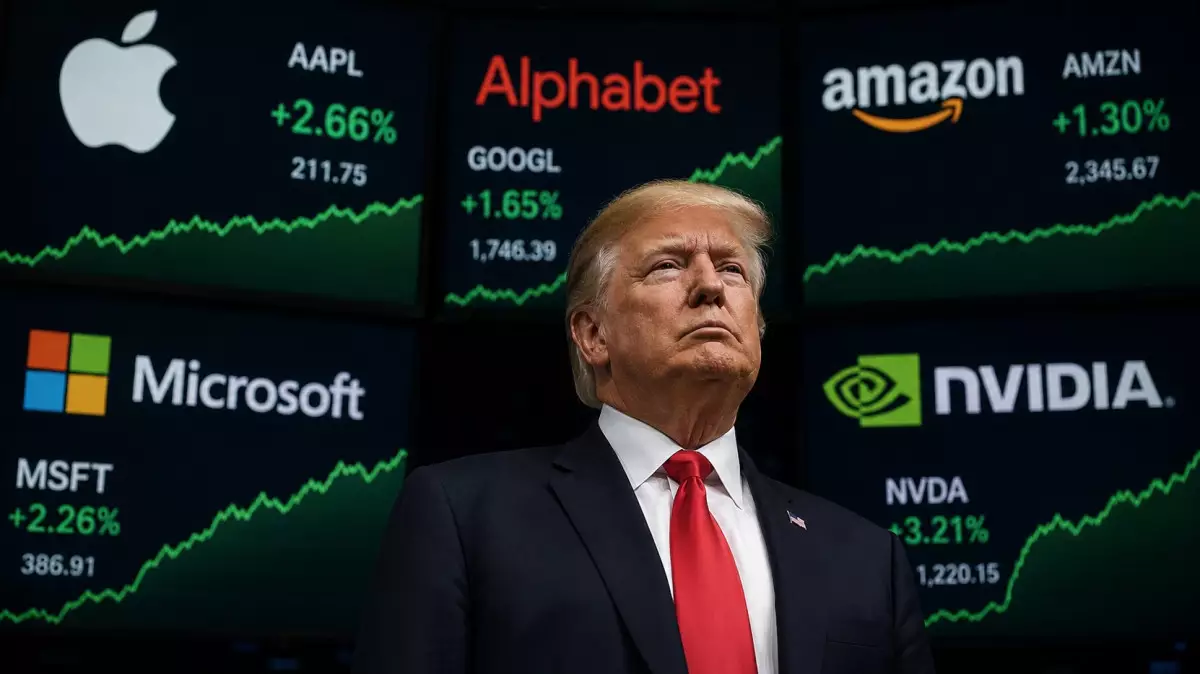  Трамп нарық құлдыраған кезде ІТ-алыптардың акцияларын жаппай сатып алған 