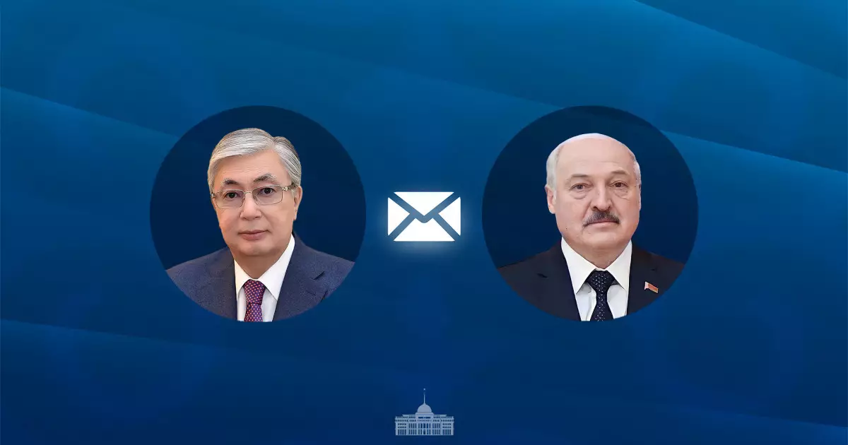   Мемлекет басшысы Беларусь президентіне құттықтау жеделхатын жолдады   