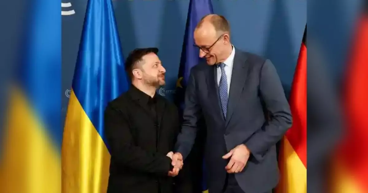  Мерц пен Зеленский Украинаға әуе қорғанысы зымырандарын жеткізуді талқылады 
