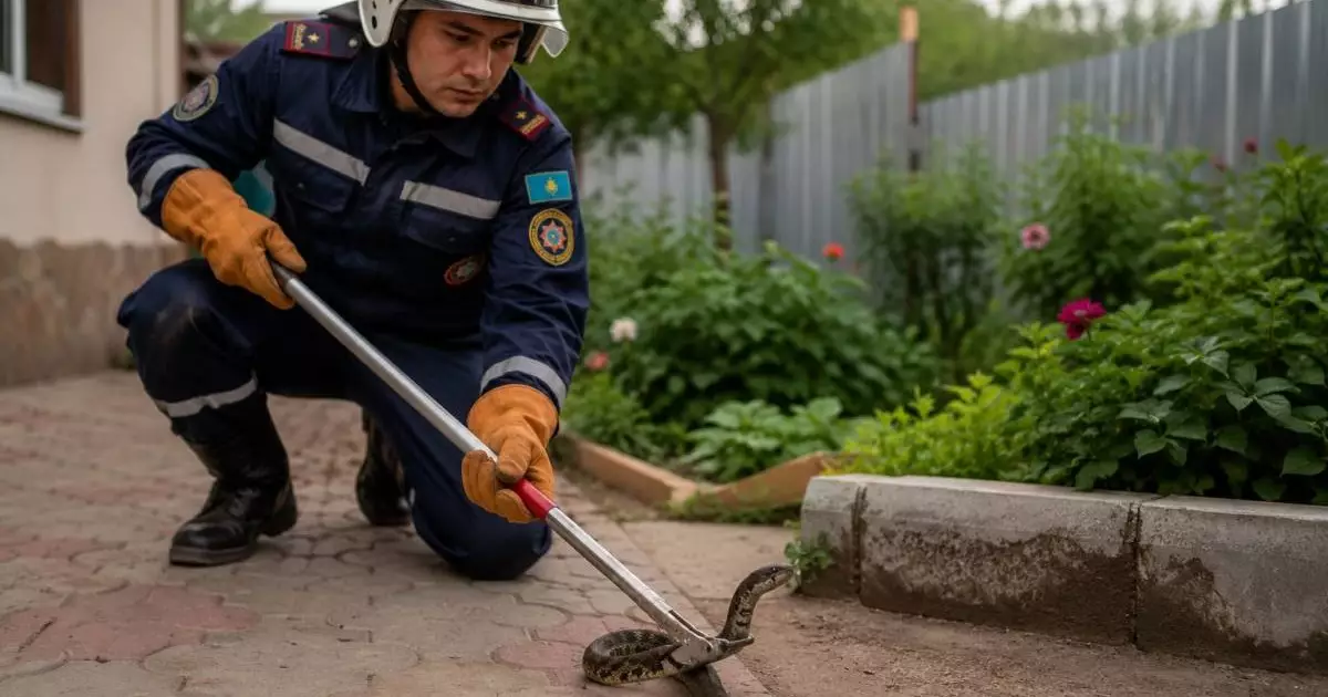 Змея заползла в дом: спасатели показали, чем закончился вызов 