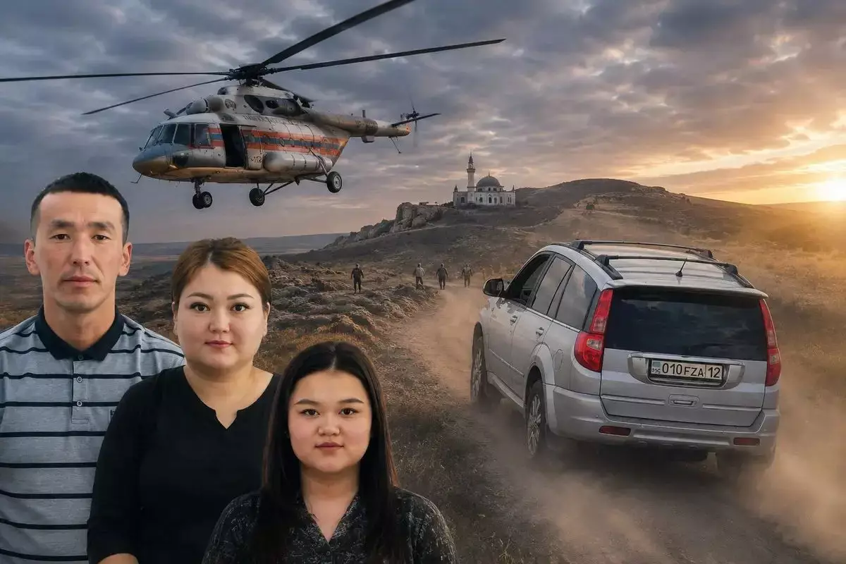 Маңғыстауда үш турист іздестіріліп жатыр: Олар соңғы рет Бекет-Ата мешітінен видео жолдаған