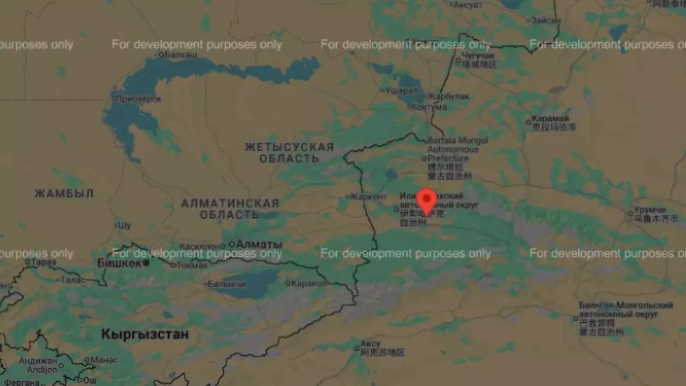 Землетрясение магнитудой 4.2 произошло близ границы с Казахстаном