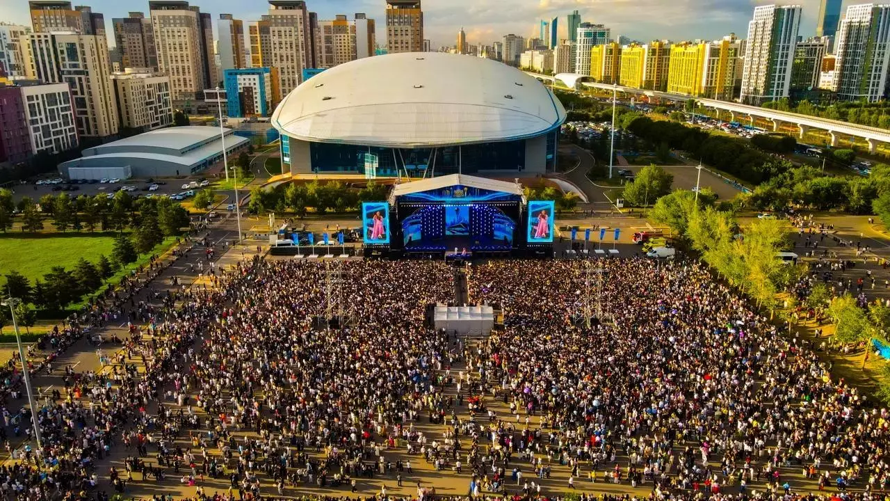 Более 100 тысяч зрителей собрали масштабные Open Air-концерты в Астане